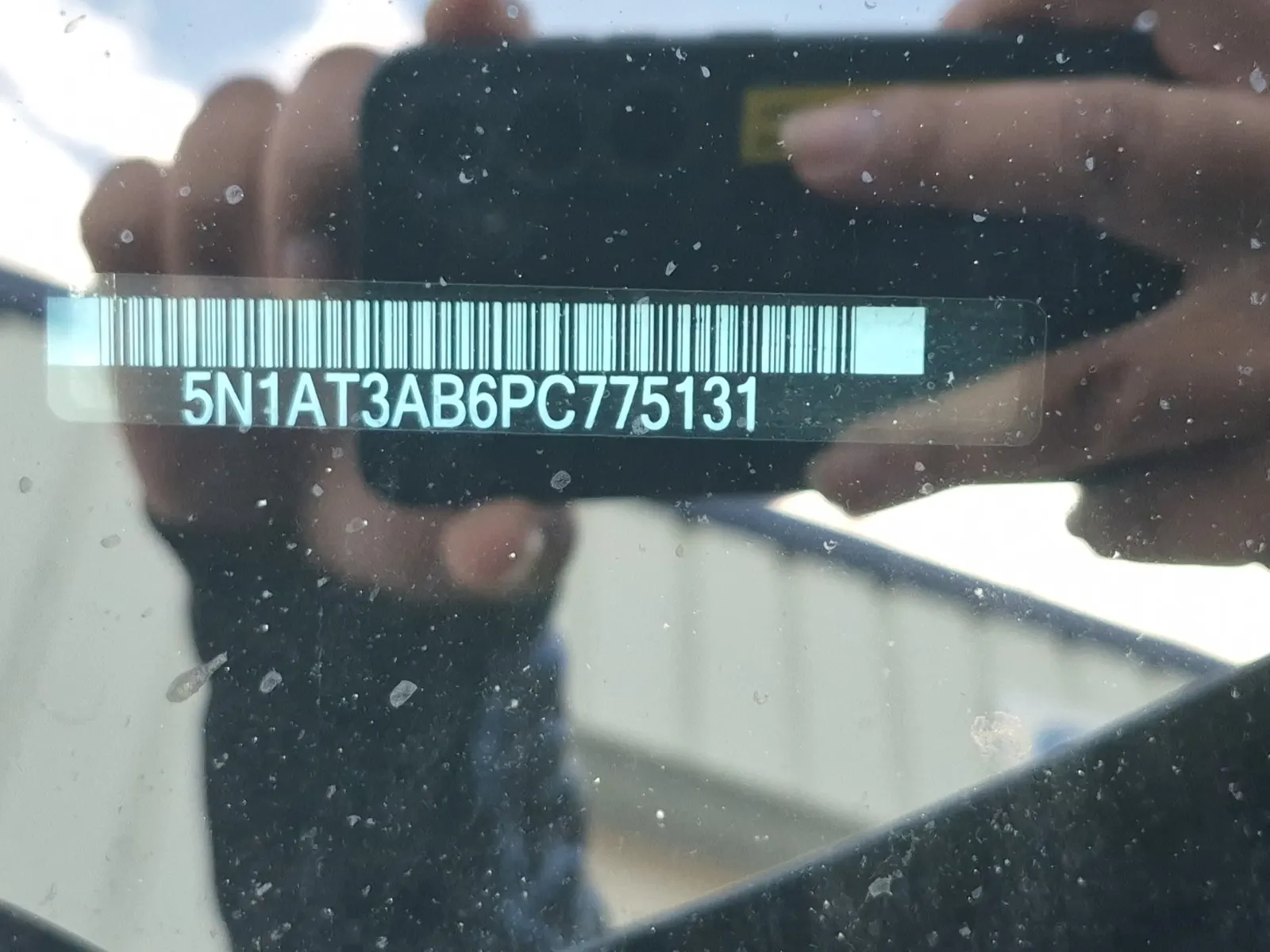 Dash VIN Plate Photo