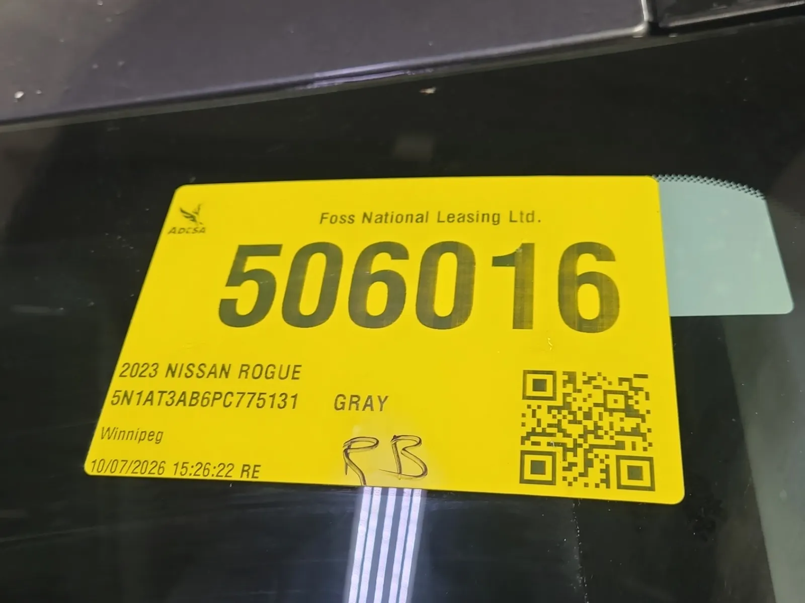 Inventory Label Photo