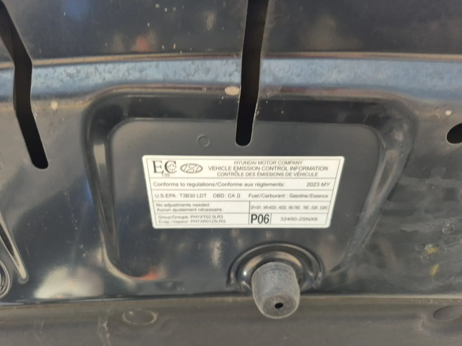 Emission Sticker Photo
