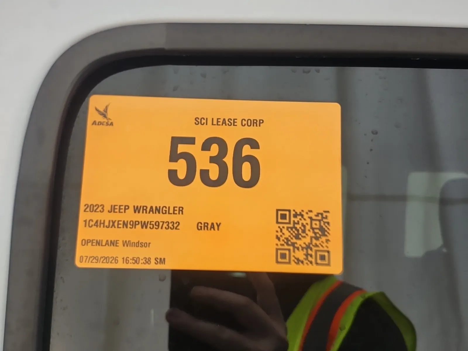 Inventory Label Photo