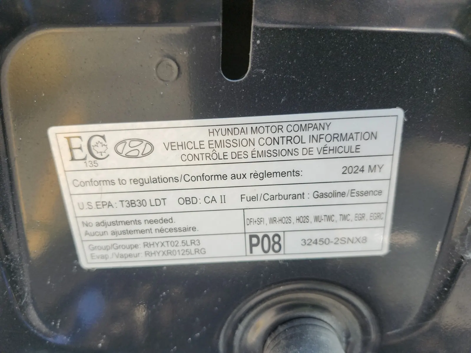 Emission Sticker Photo