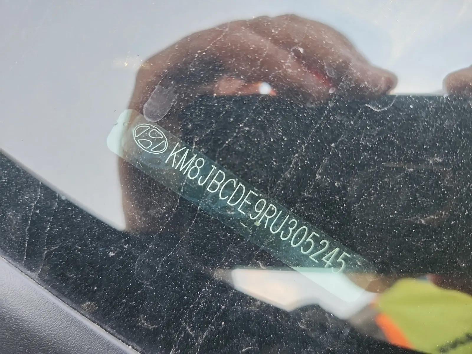 Dash VIN Plate Photo