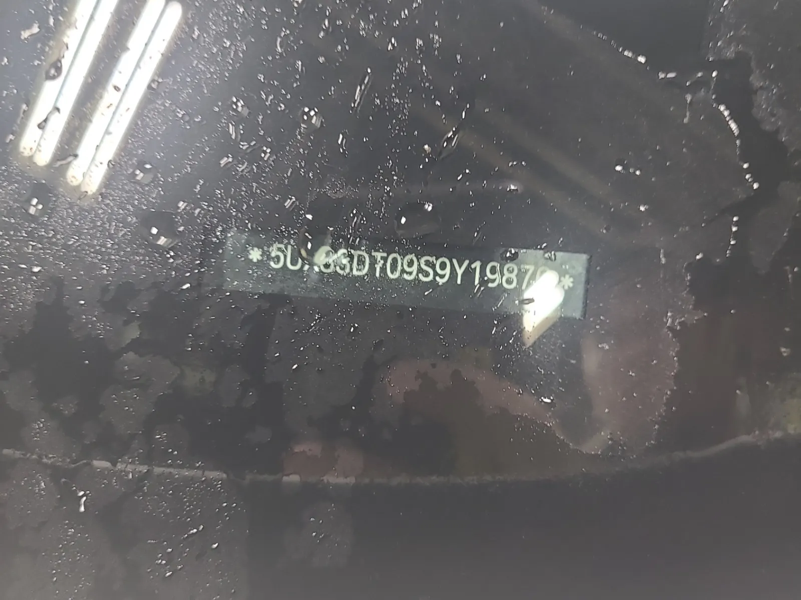 Dash VIN Plate Photo