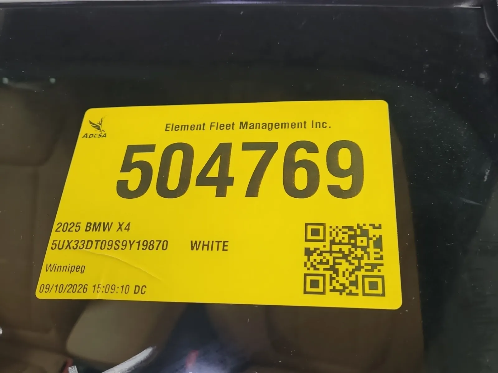 Inventory Label Photo