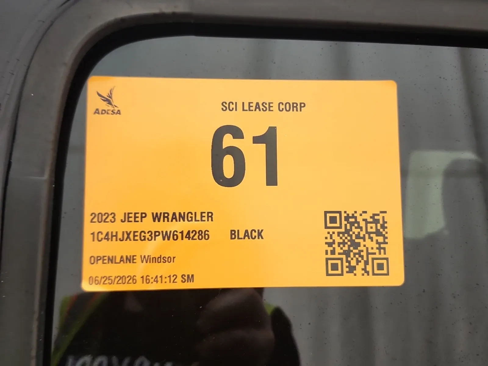 Inventory Label Photo
