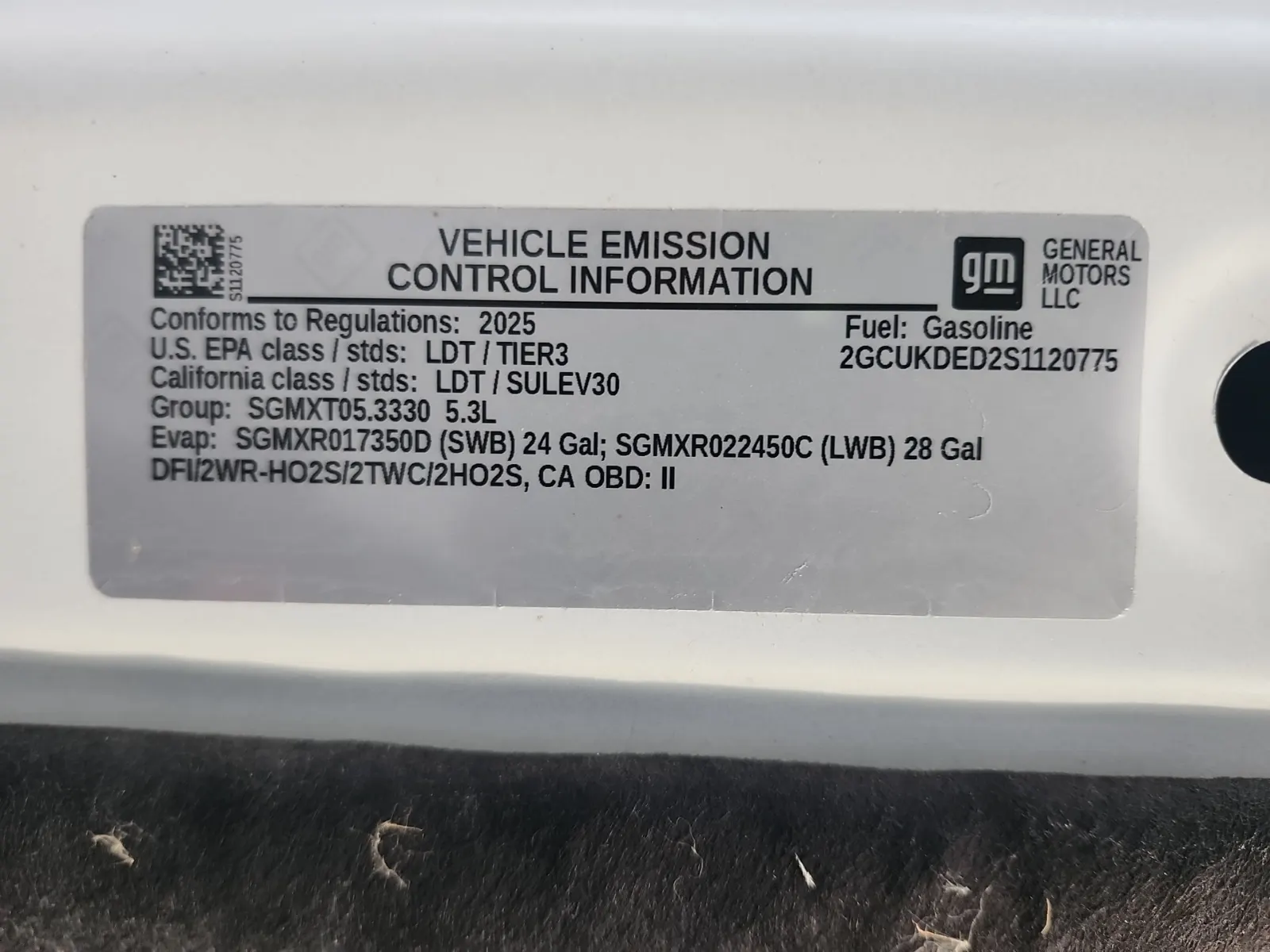 Emission Sticker Photo
