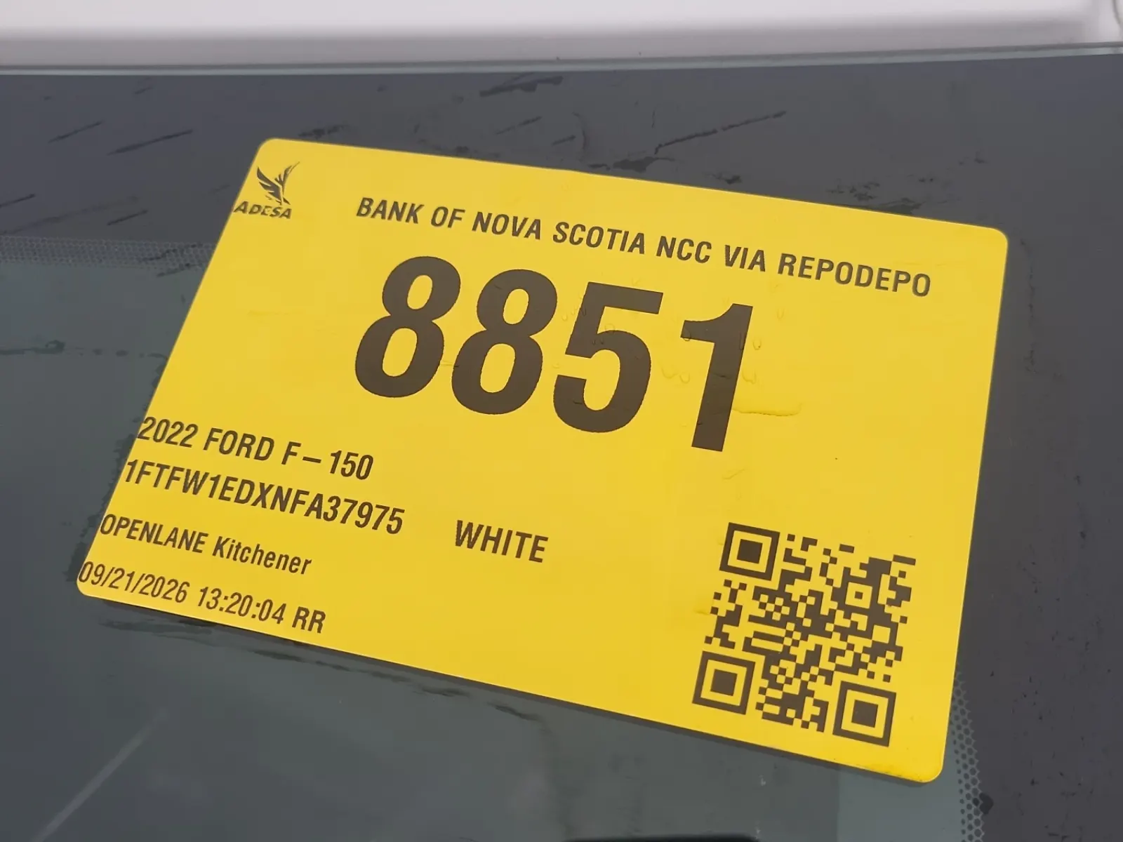 Inventory Label Photo