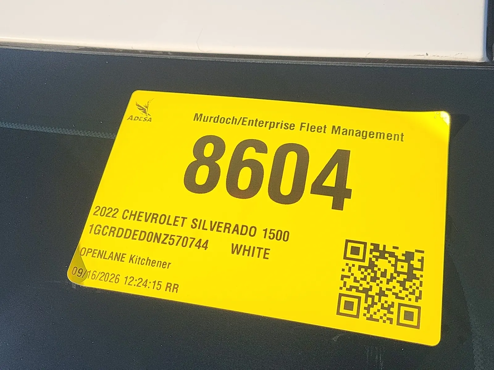 Inventory Label Photo
