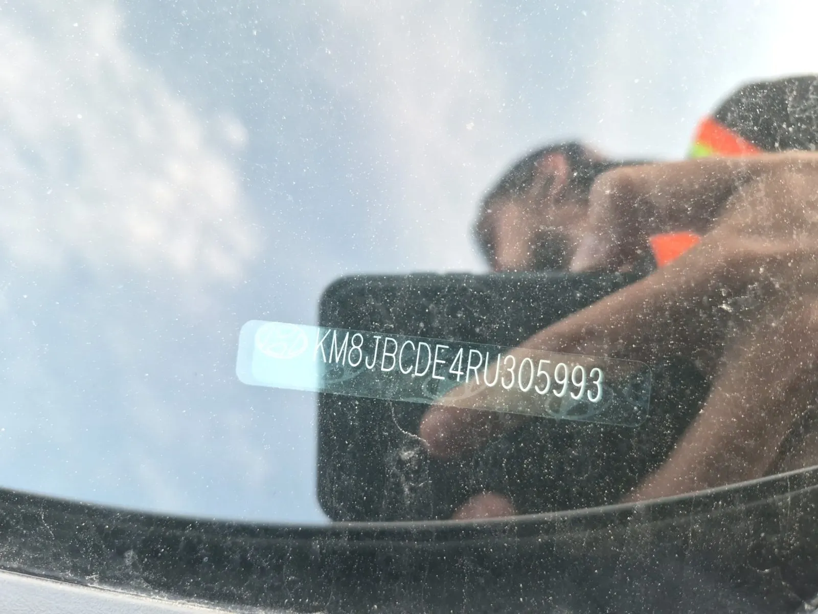 Dash VIN Plate Photo