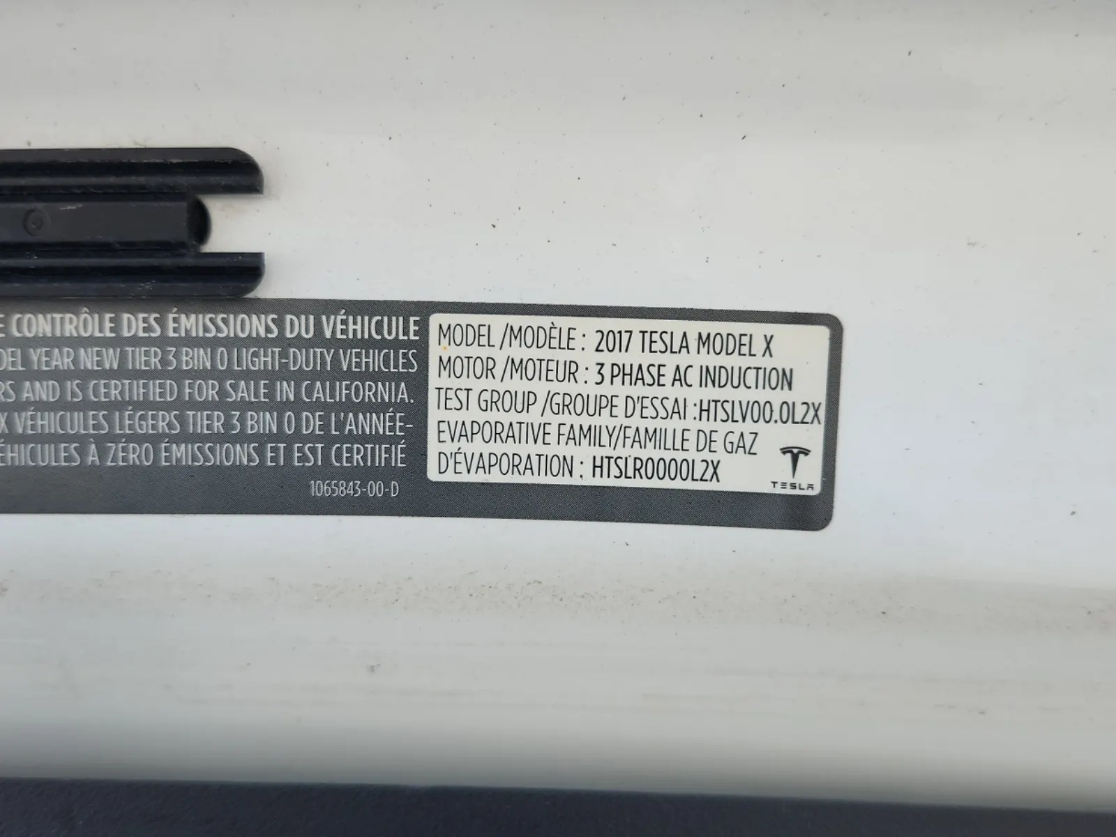 Emission Sticker Photo