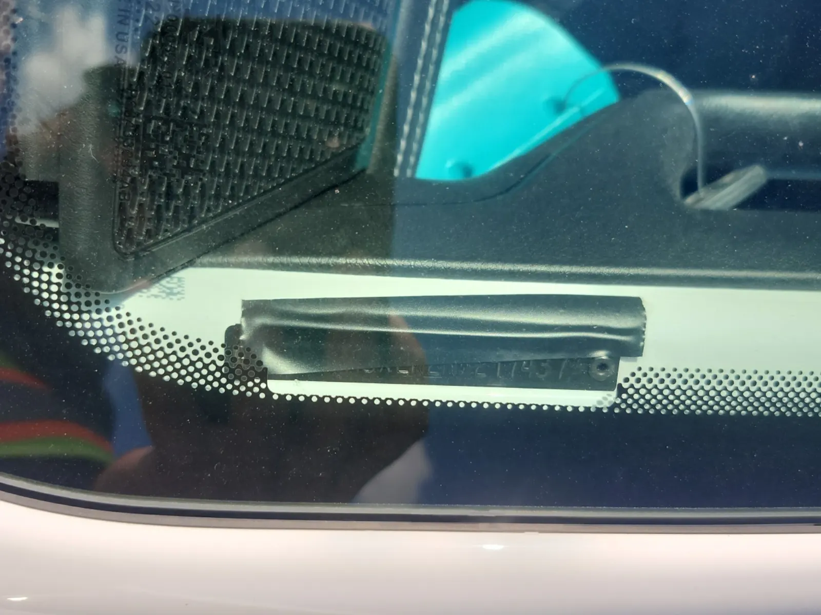 Dash VIN Plate Photo