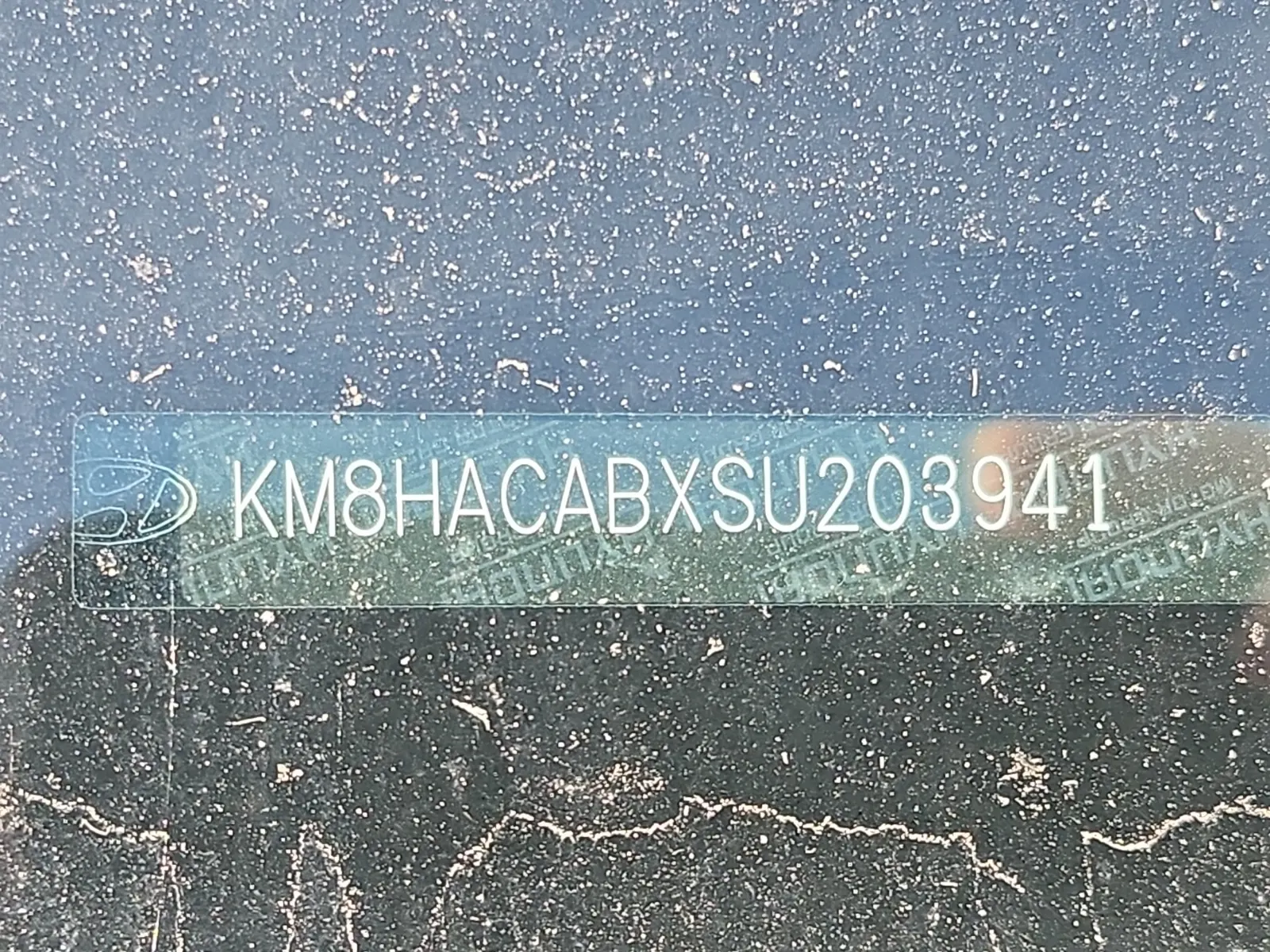 Dash VIN Plate Photo