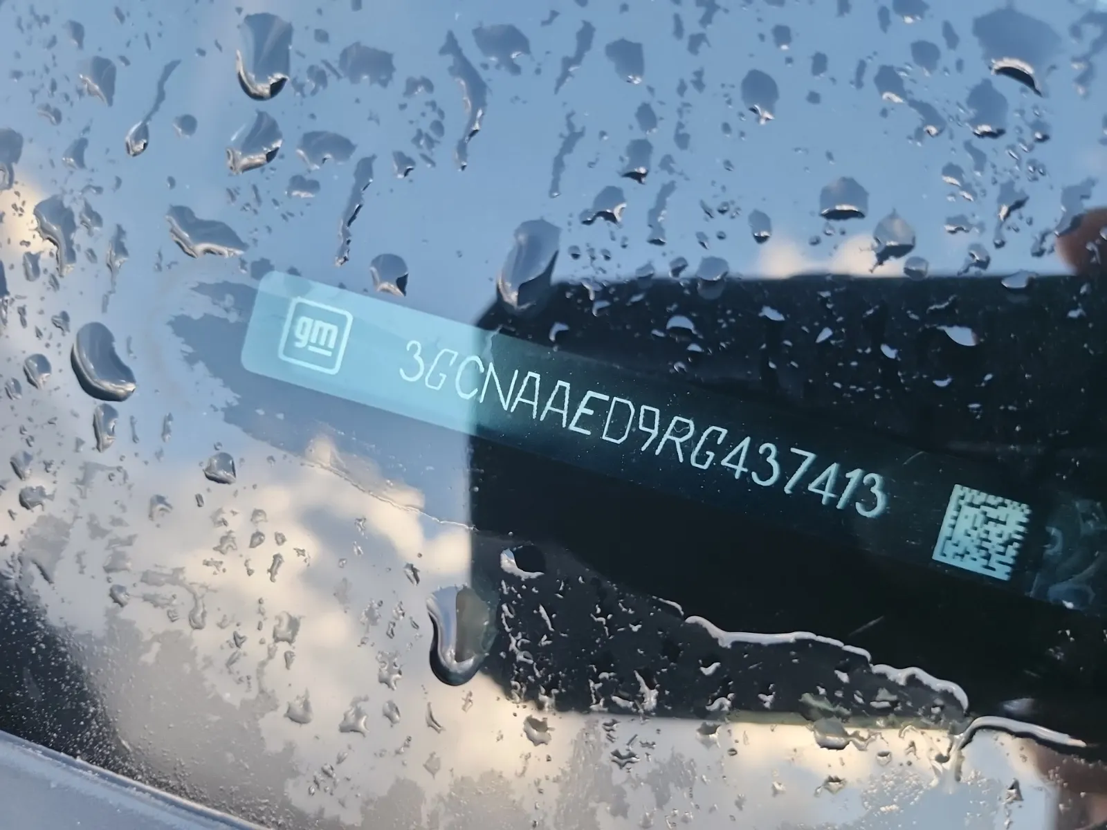 Dash VIN Plate Photo