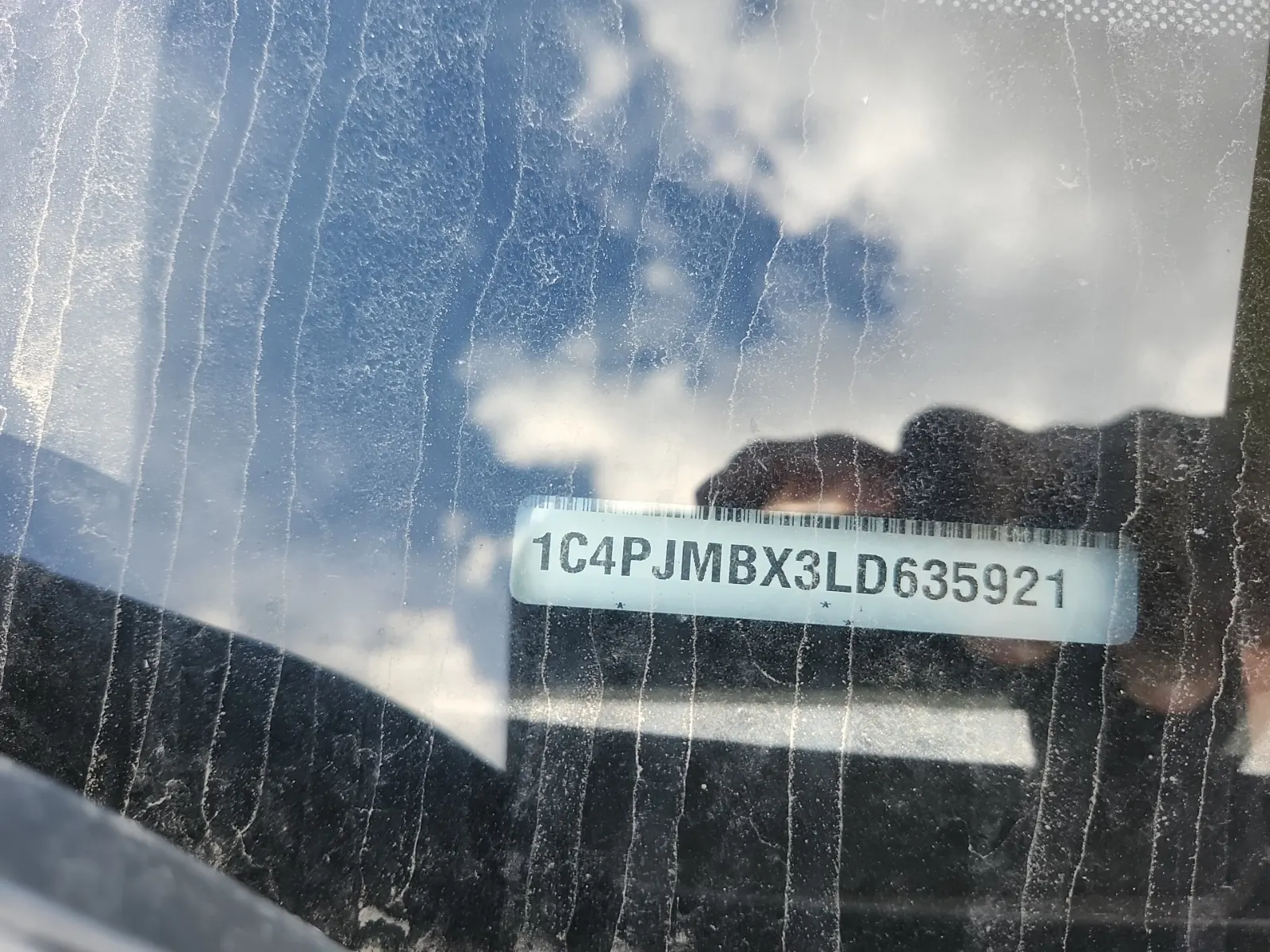 Dash VIN Plate Photo