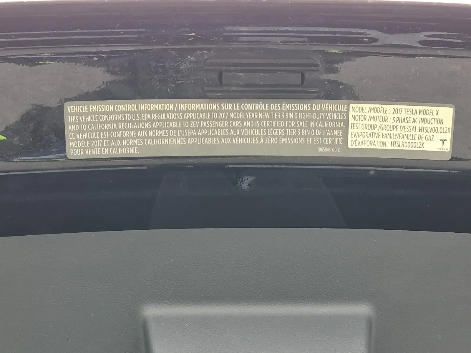 Emission Sticker Photo