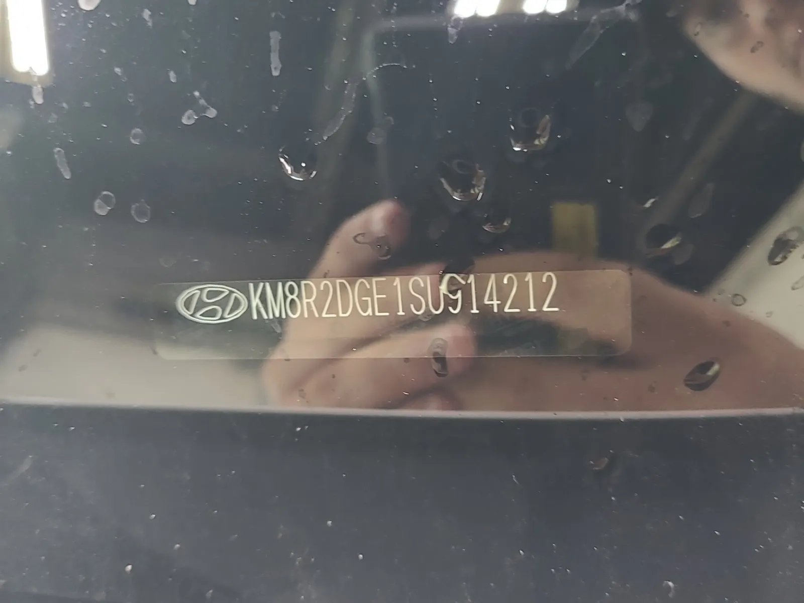 Dash VIN Plate Photo