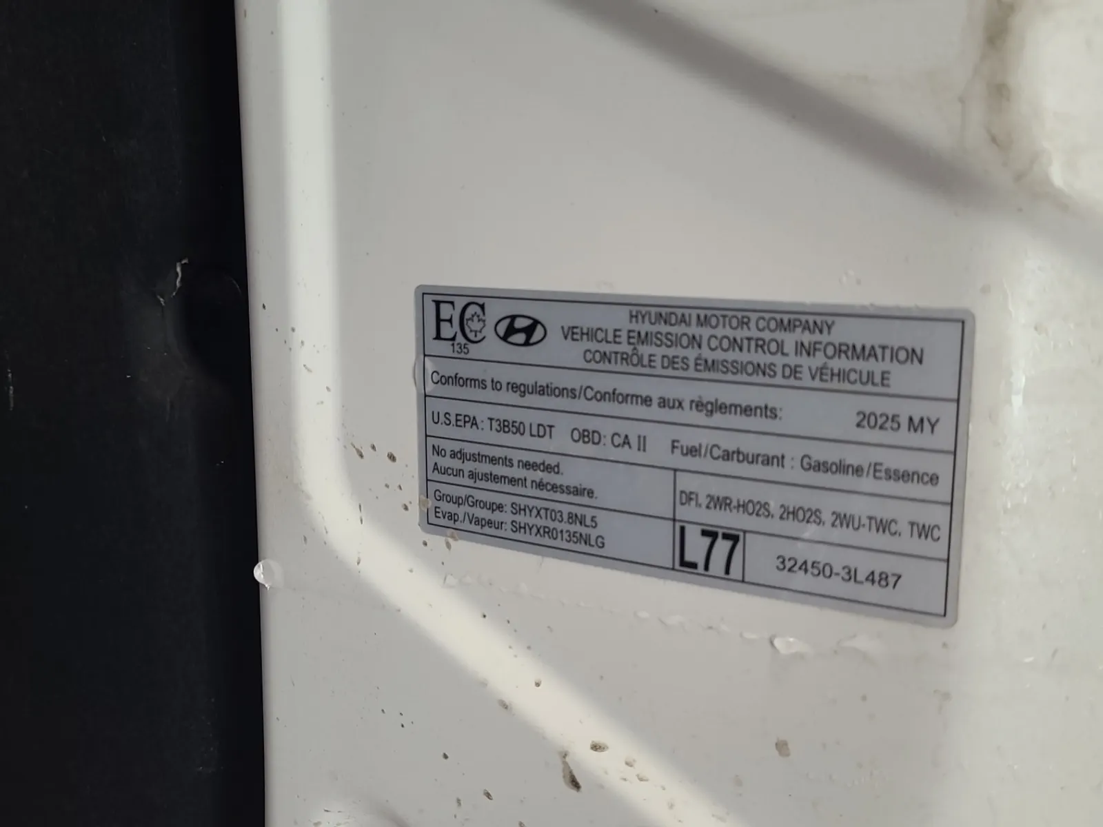 Emission Sticker Photo