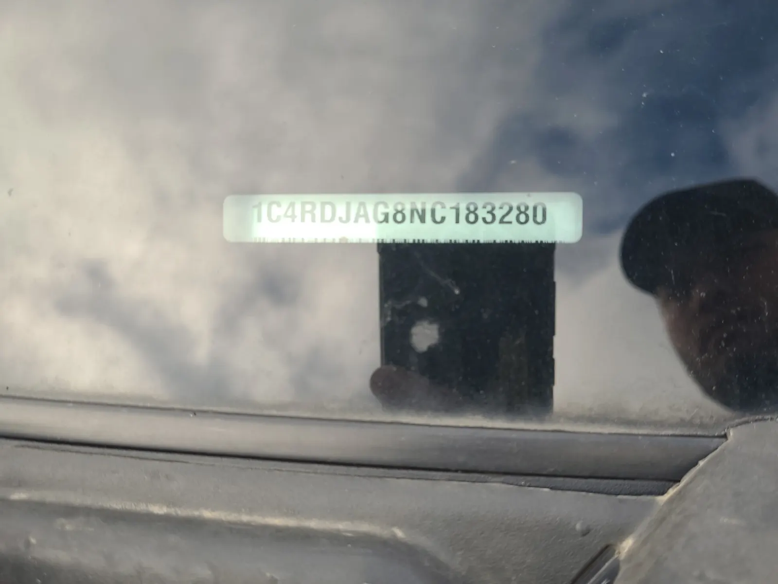 Dash VIN Plate Photo