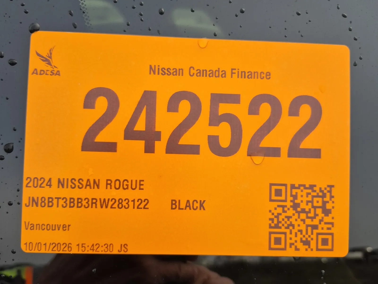 Inventory Label Photo