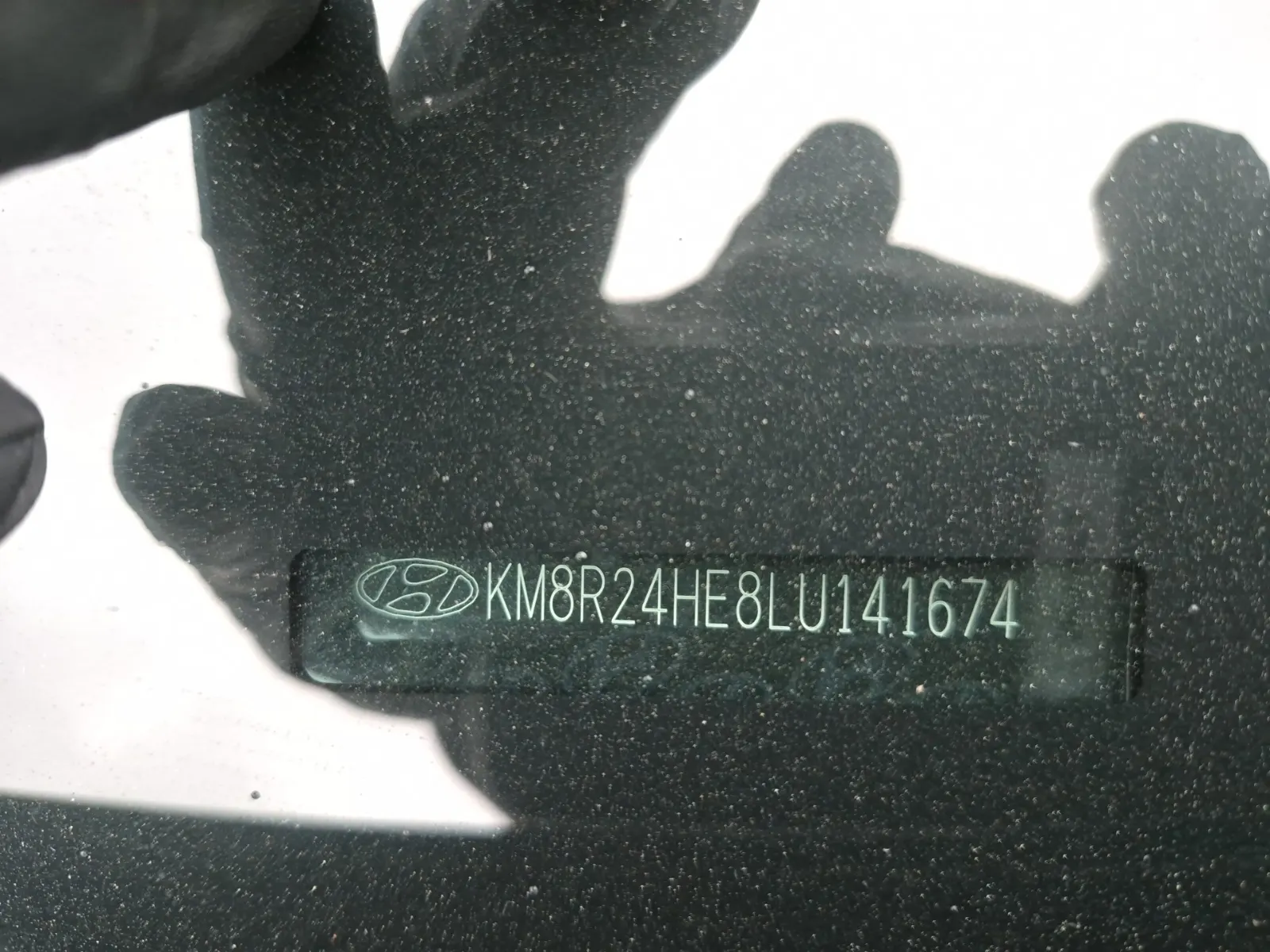 Dash VIN Plate Photo
