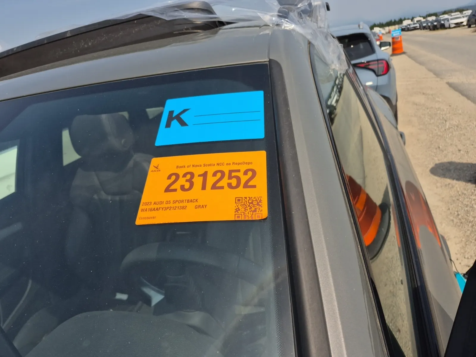 Emission Sticker Photo