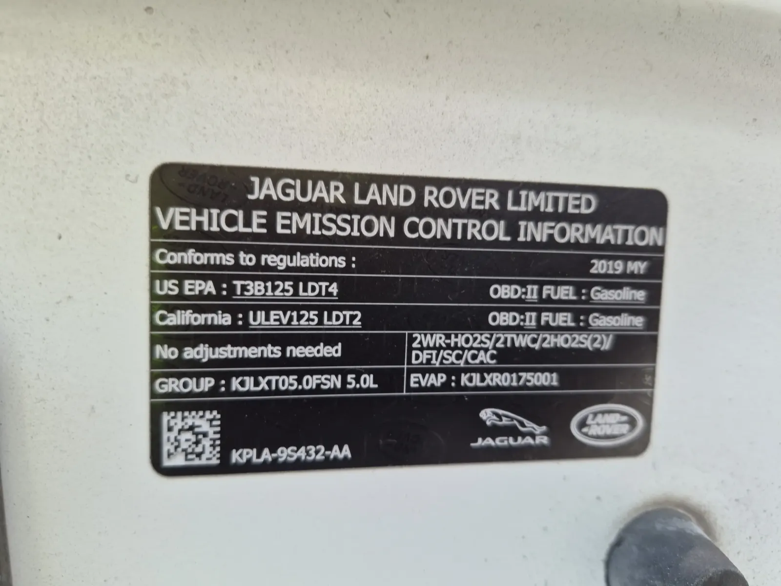 Emission Sticker Photo