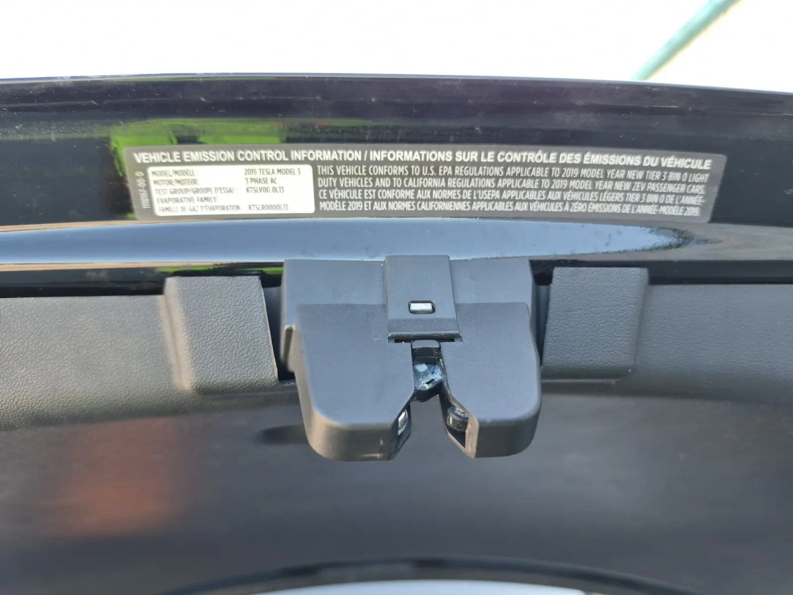 Emission Sticker Photo