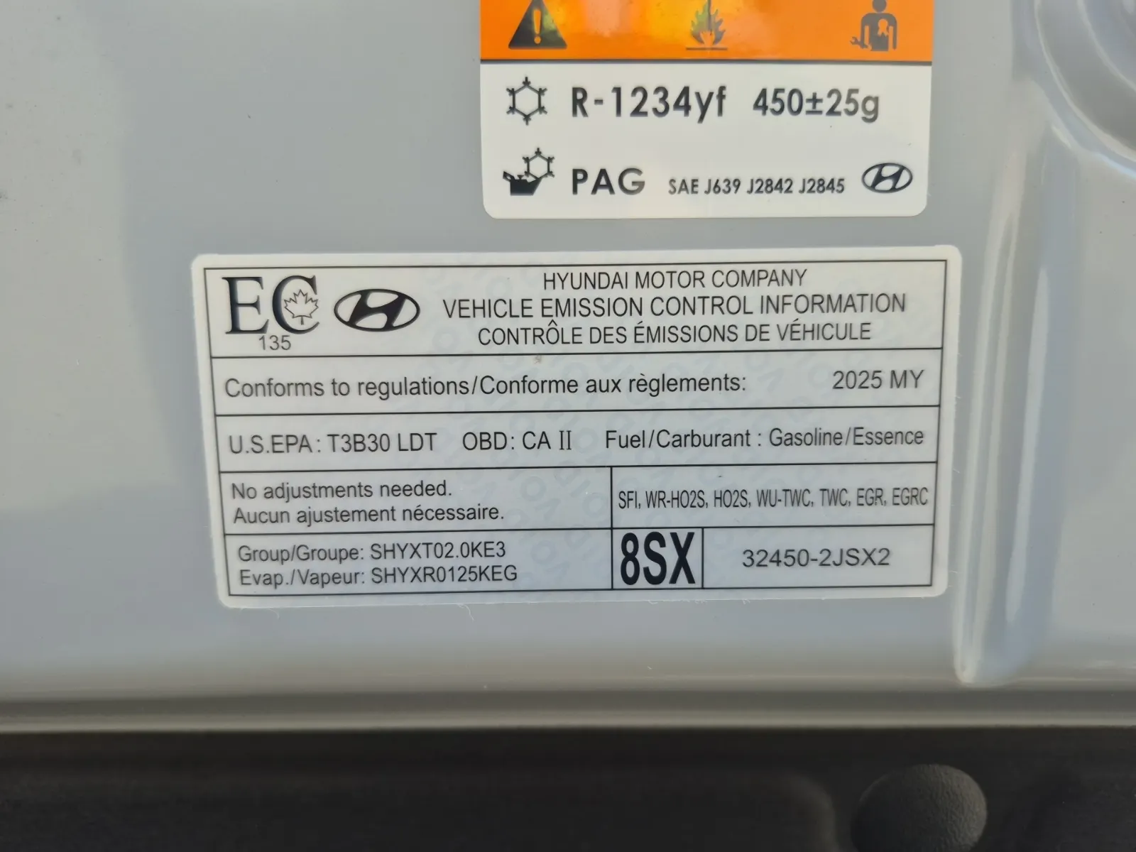 Emission Sticker Photo