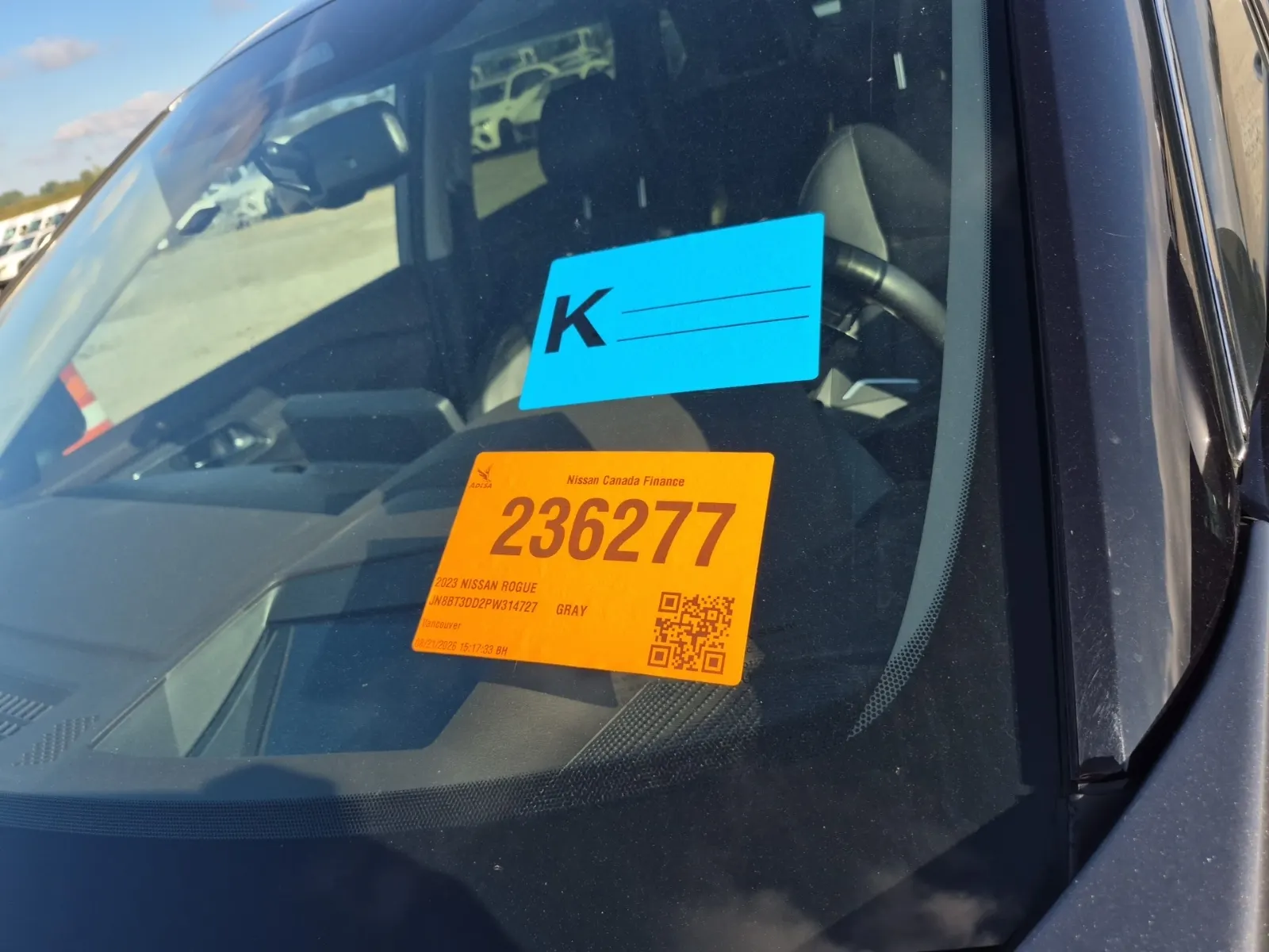 Emission Sticker Photo