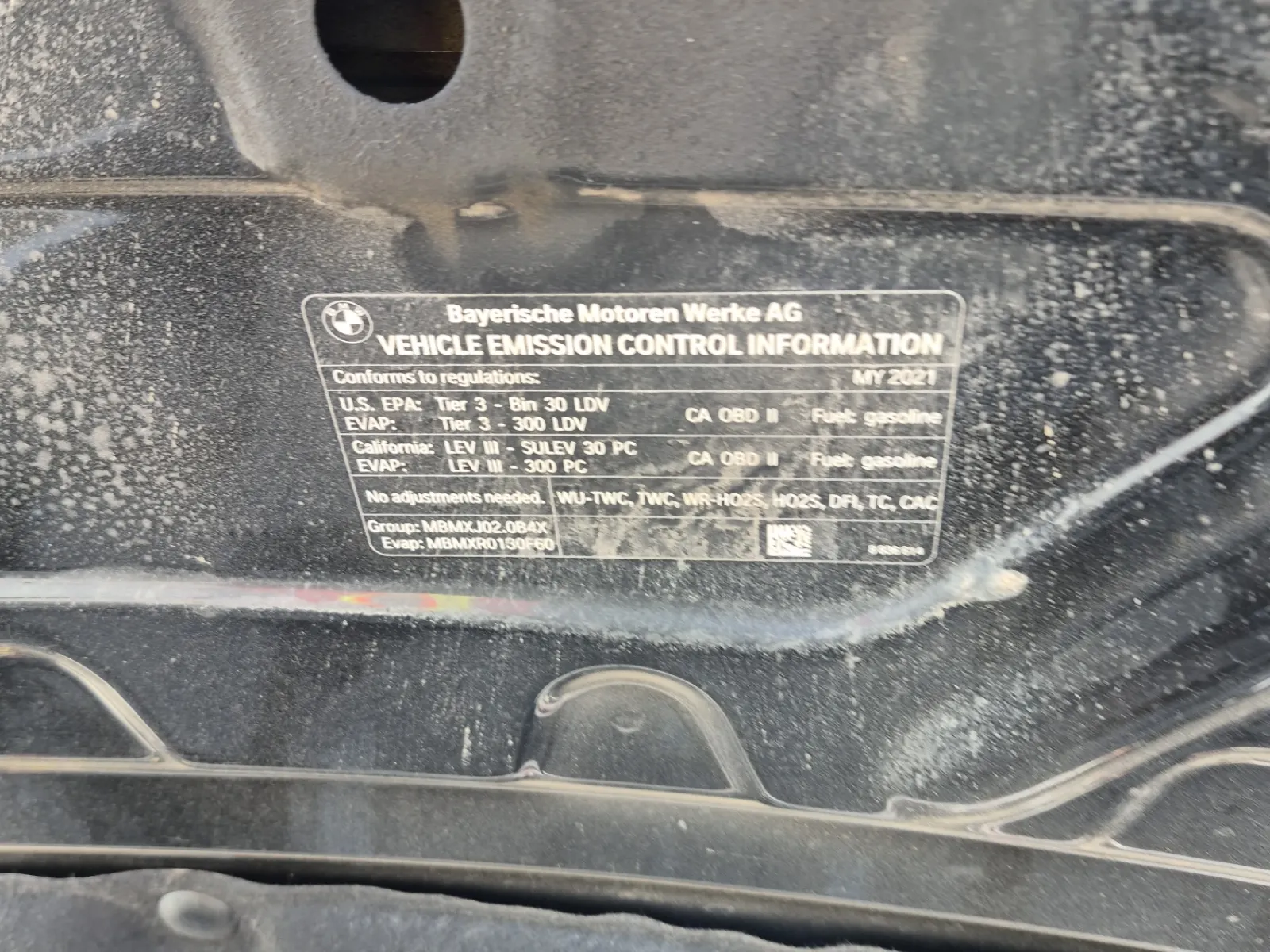 Emission Sticker Photo