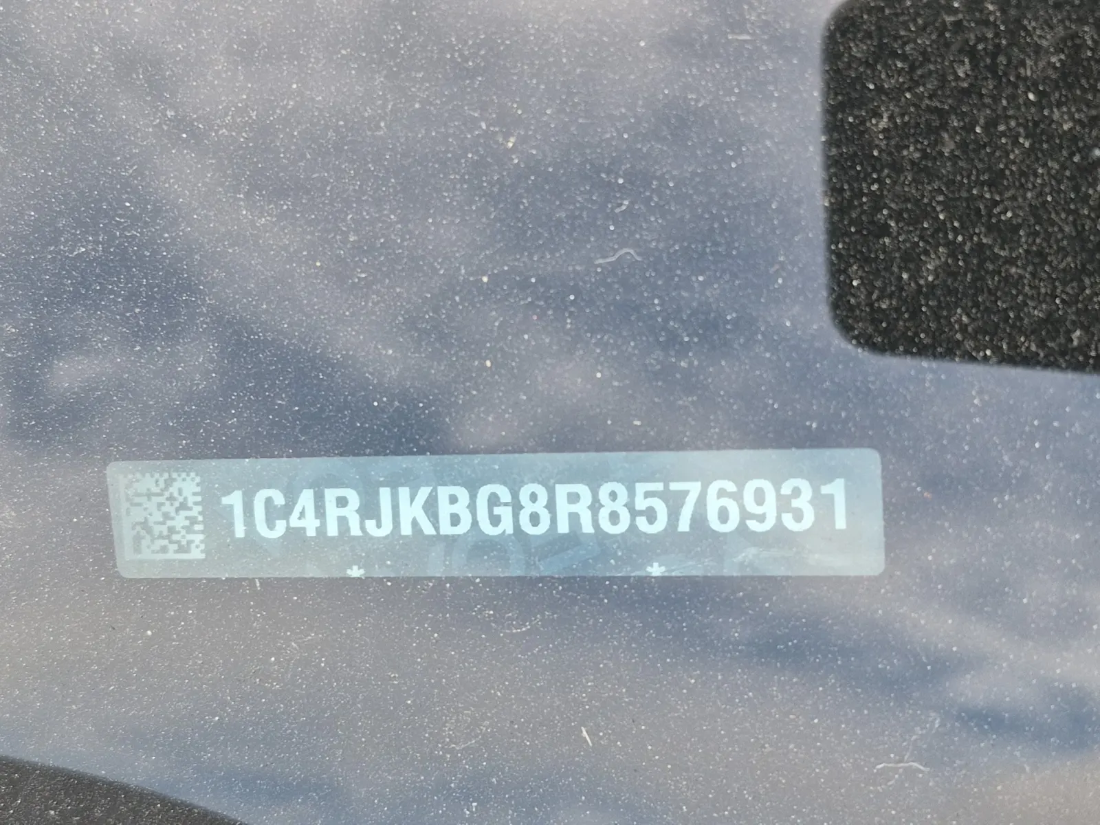 Dash VIN Plate Photo