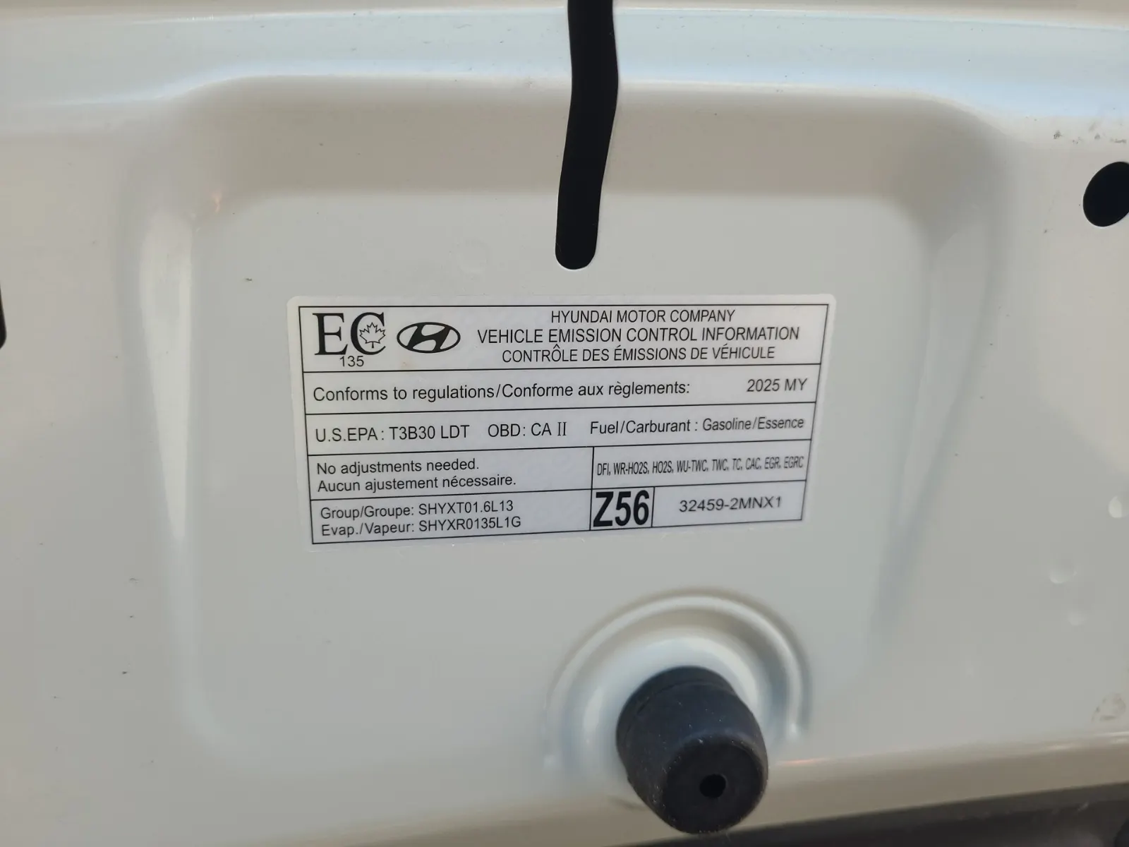 Emission Sticker Photo