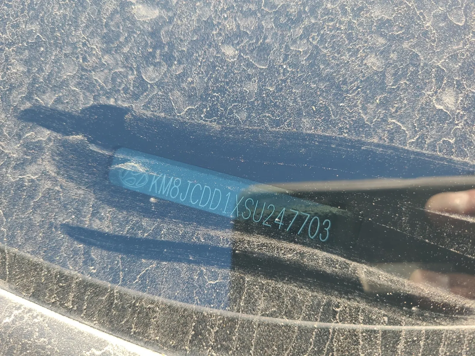 Dash VIN Plate Photo