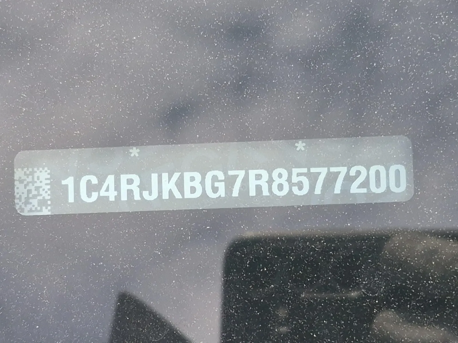 Dash VIN Plate Photo