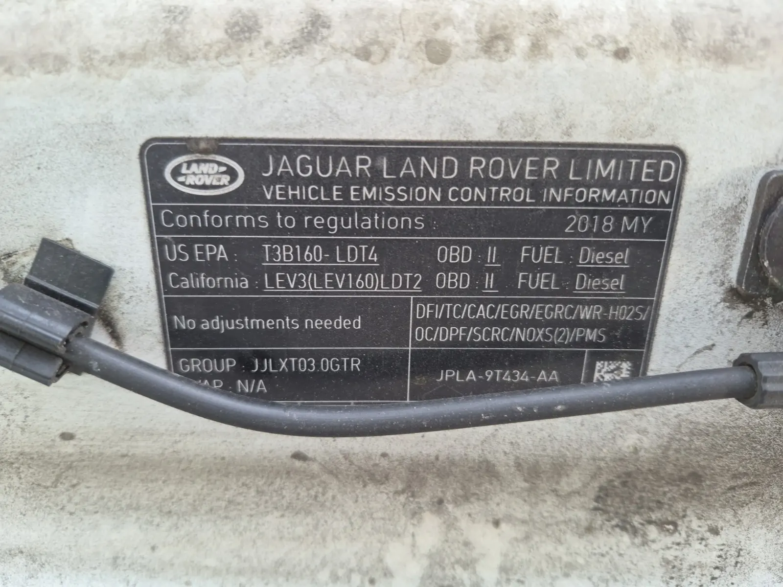 Emission Sticker Photo