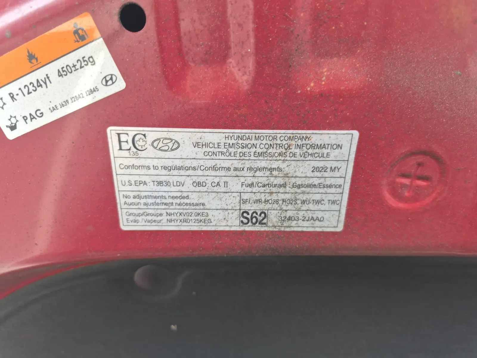 Emission Sticker Photo