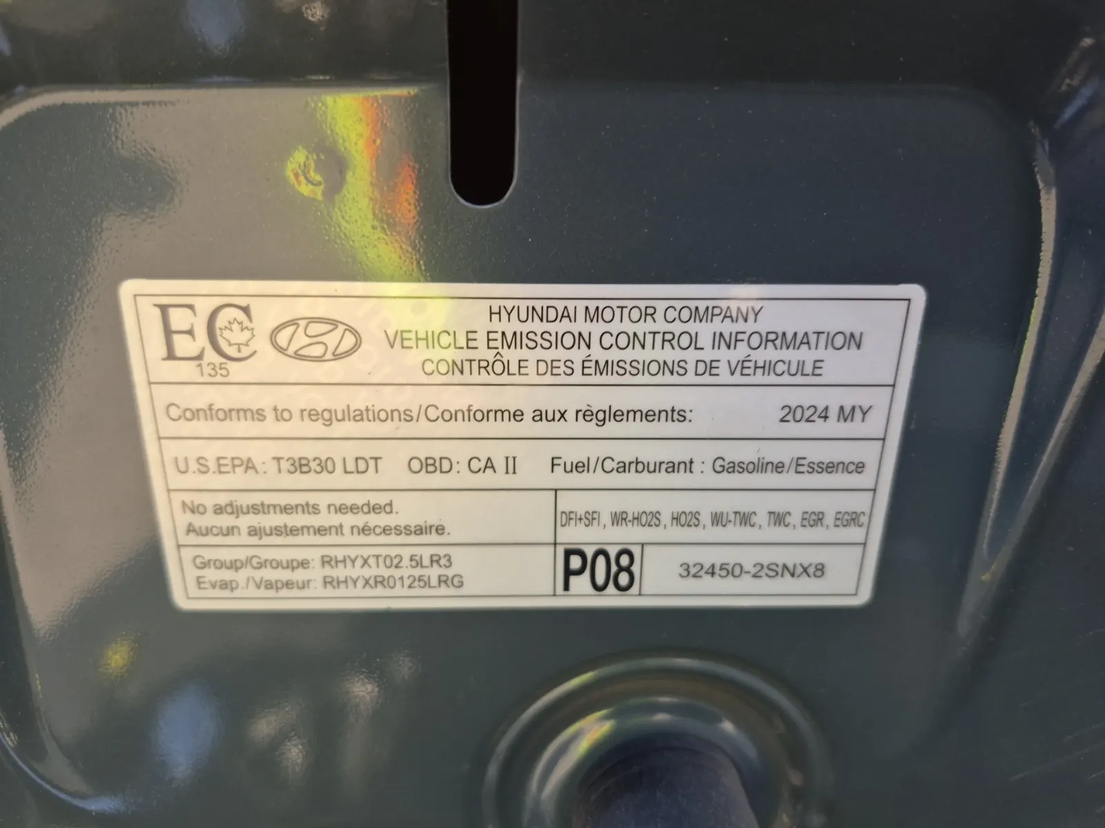 Emission Sticker Photo