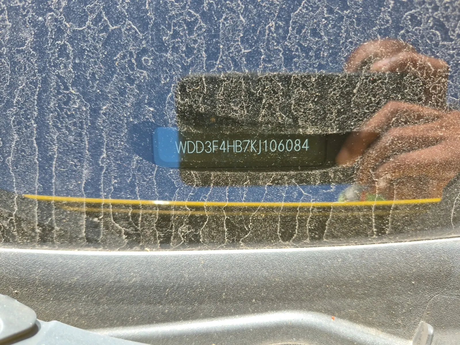 Dash VIN Plate Photo