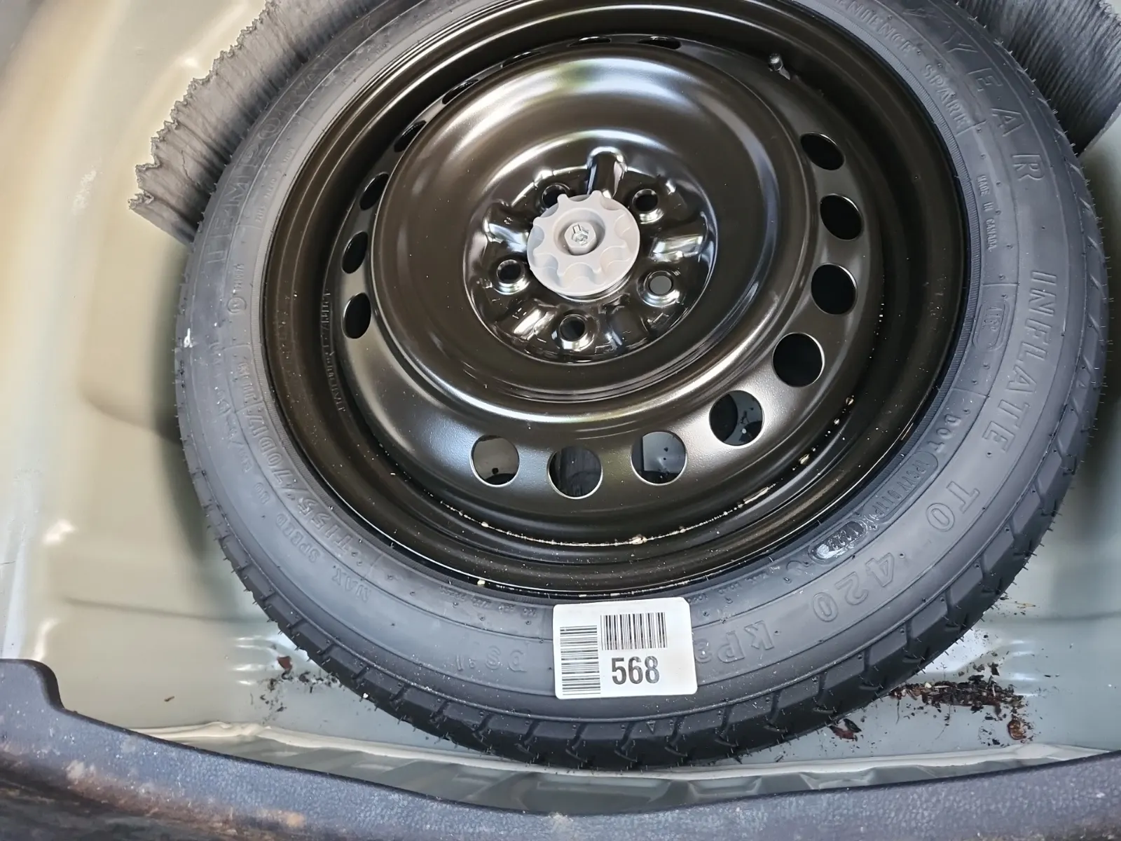 Spare Tire & Wheel Photo