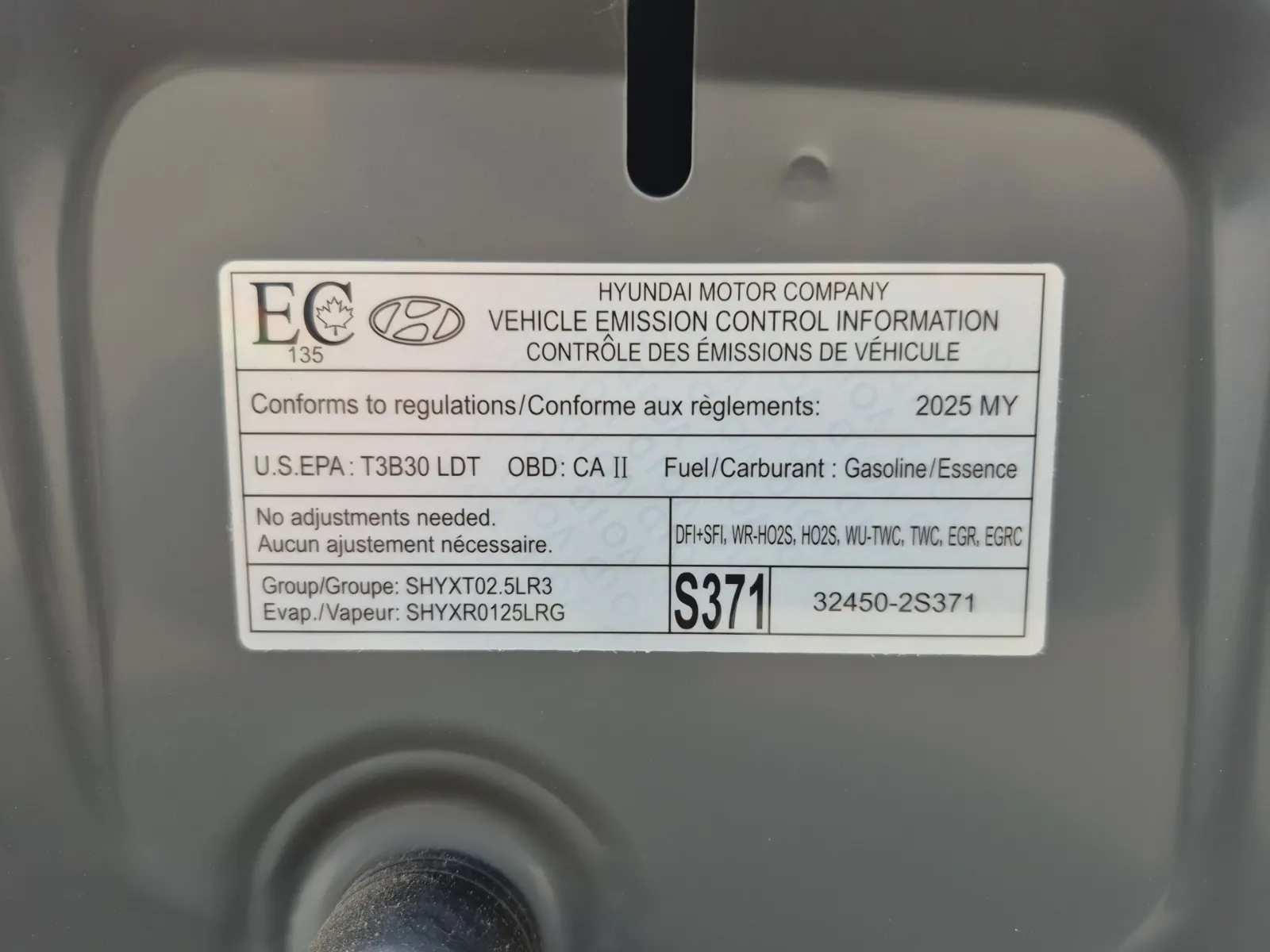 Emission Sticker Photo