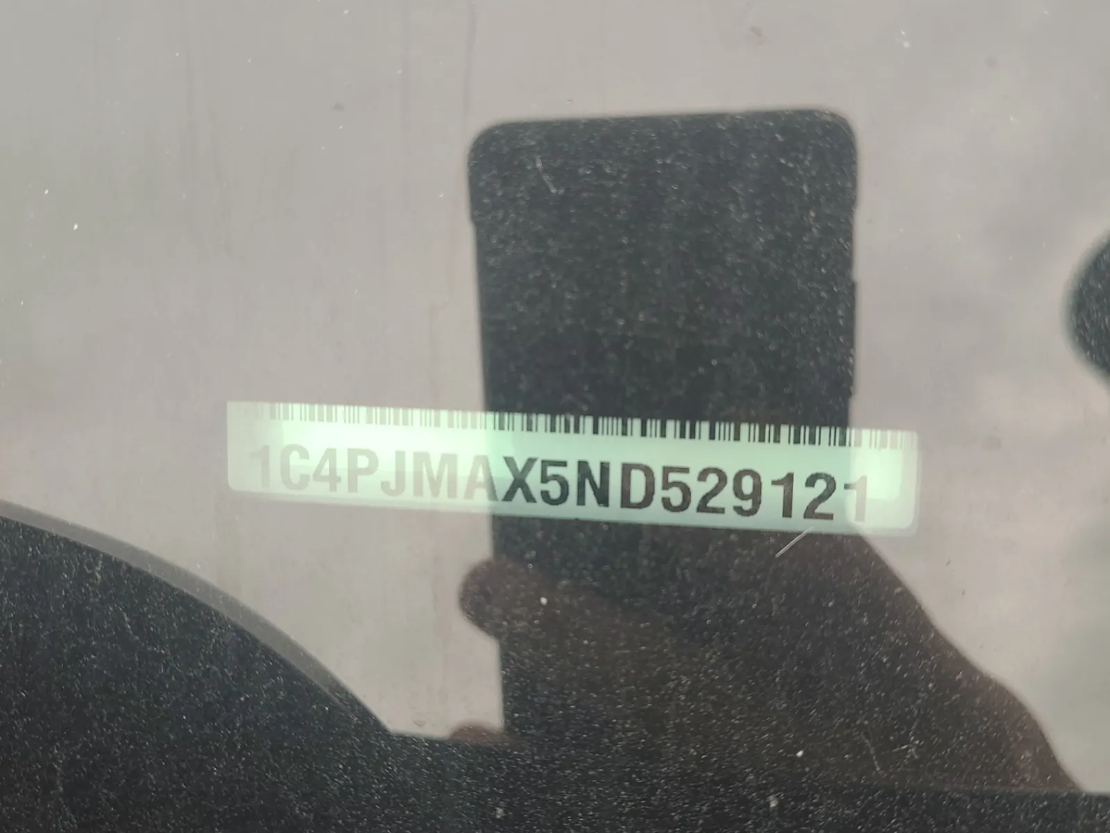 Dash VIN Plate Photo