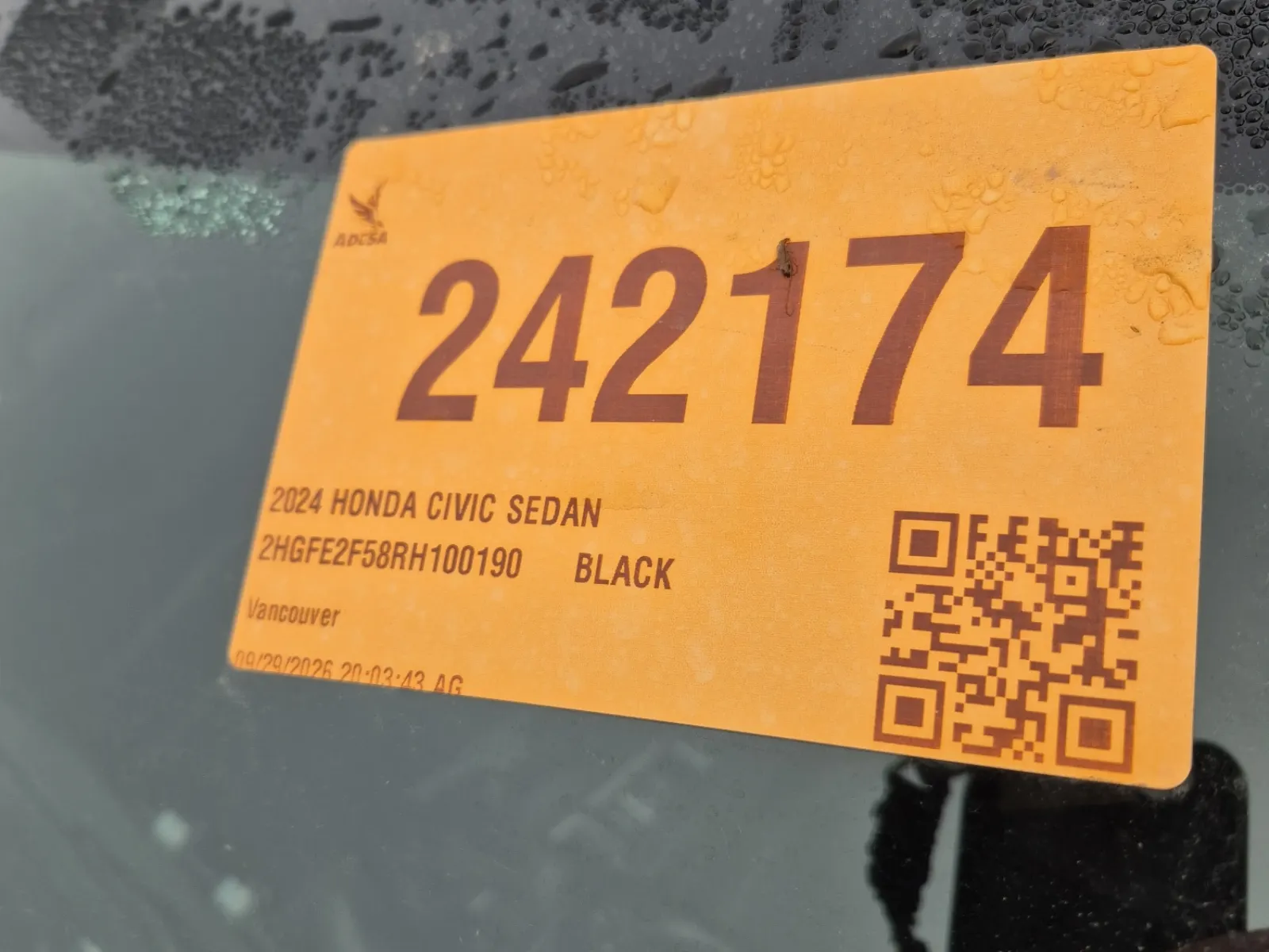 Inventory Label Photo