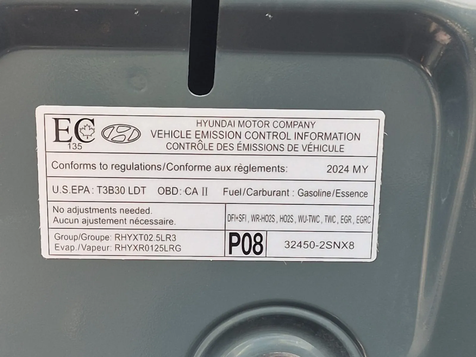 Emission Sticker Photo