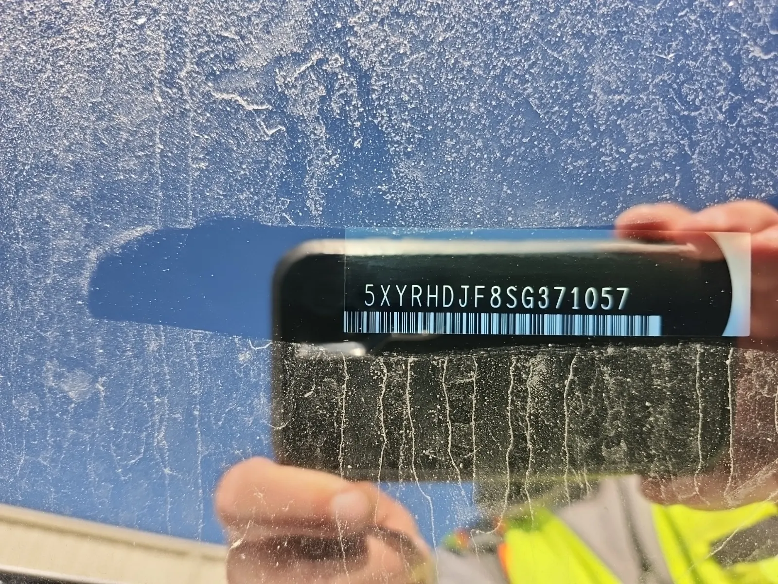 Dash VIN Plate Photo