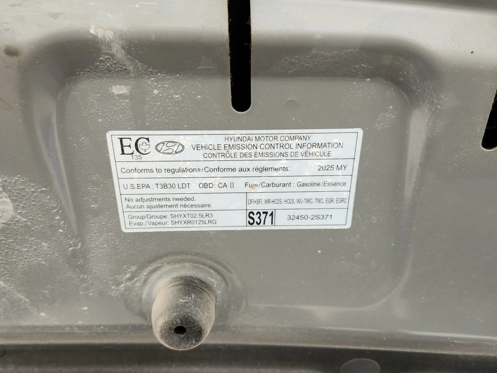 Emission Sticker Photo