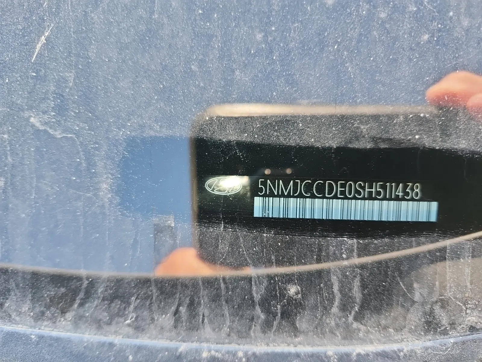 Dash VIN Plate Photo