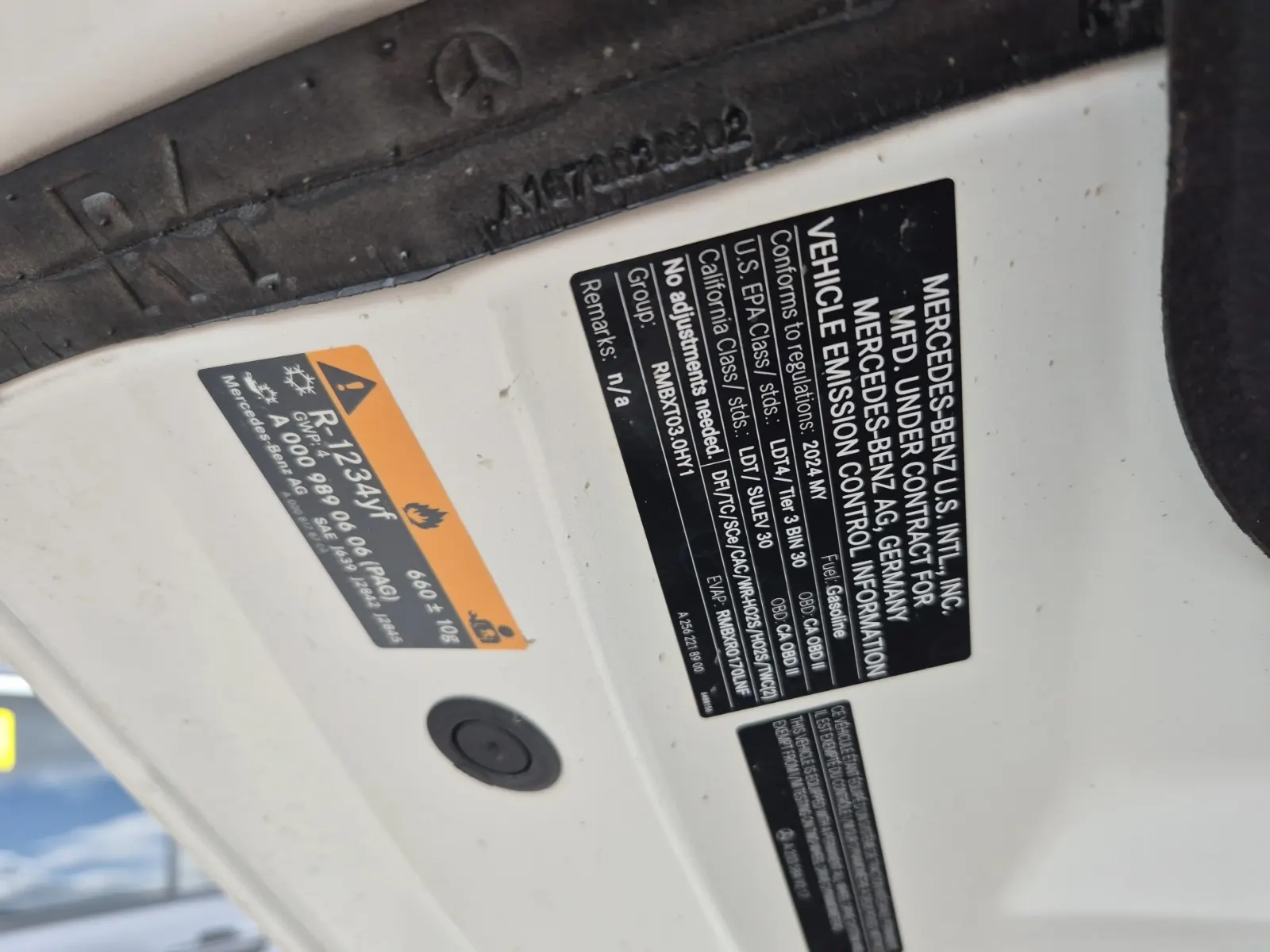 Emission Sticker Photo