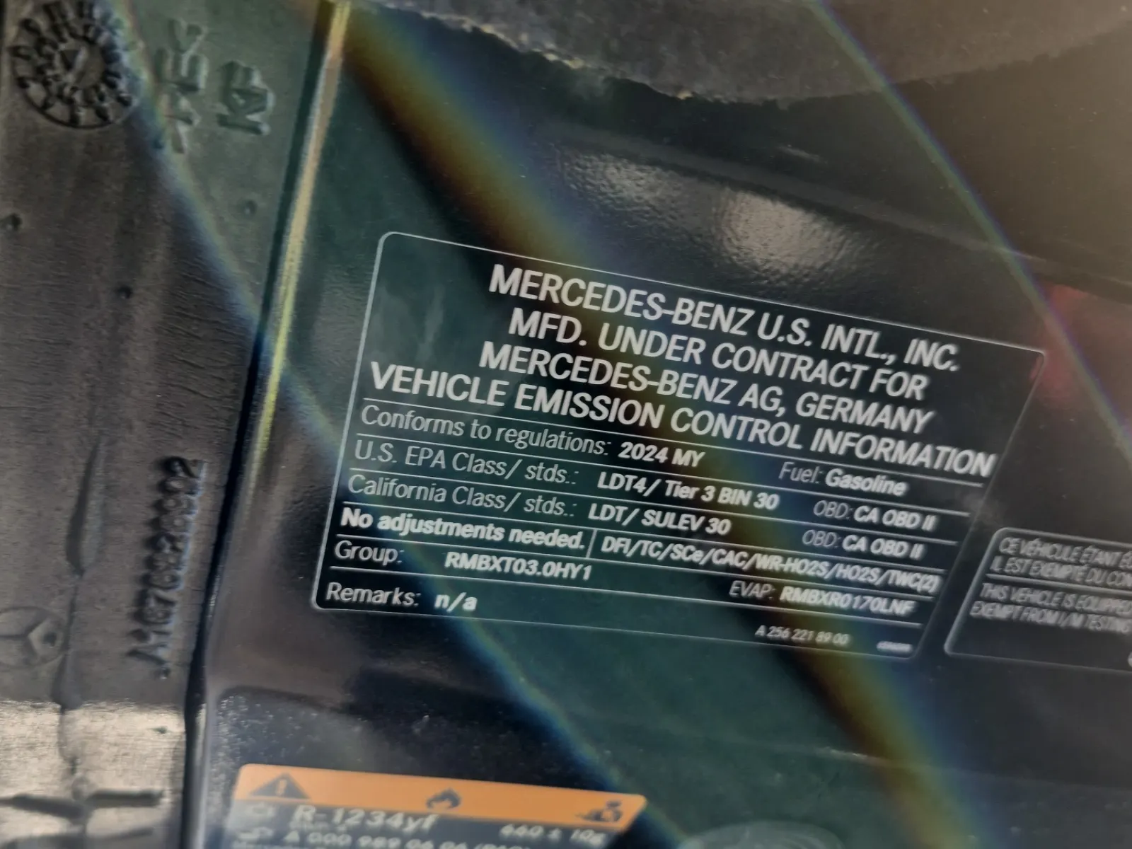 Emission Sticker Photo