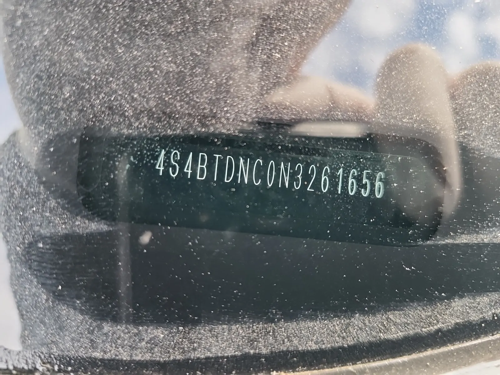 Dash VIN Plate Photo