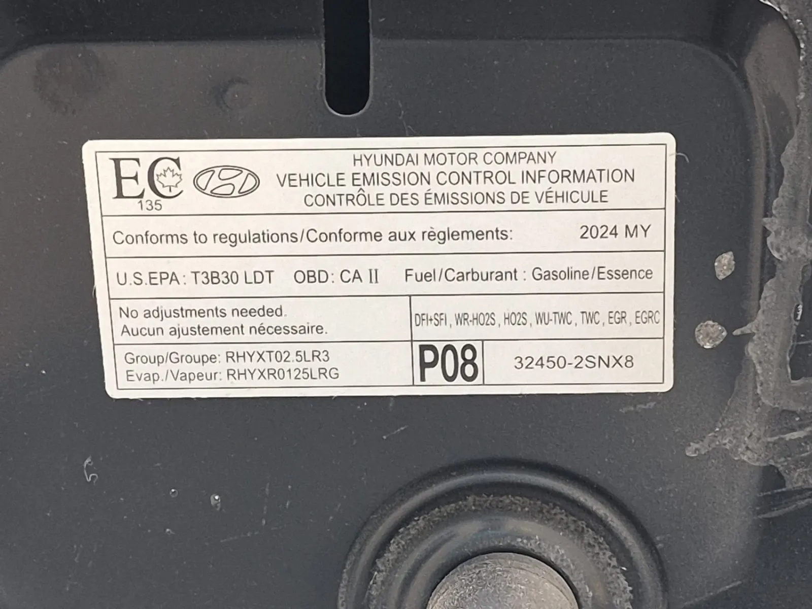 Emission Sticker Photo